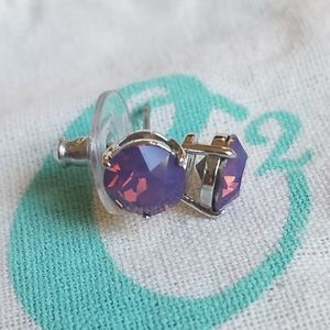 🦉Purple Cyclamen Studs